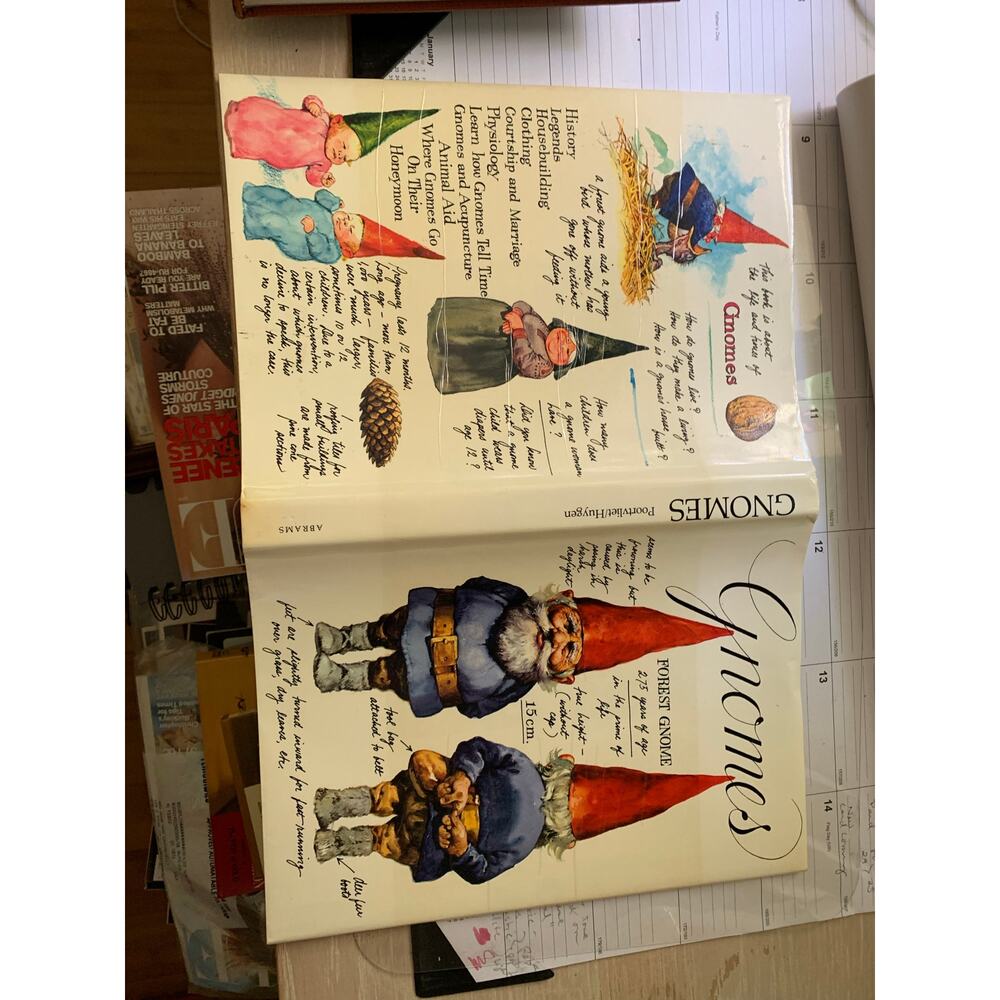 Gnomes First American Edition Hardcover with Dust Jacket 1977 - Picture 4 of 10